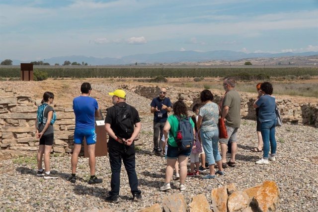 Empiezan las visitas guiadas en el yacimiento ibérico del Molí d'Espigols de Tornabous (Lleida)