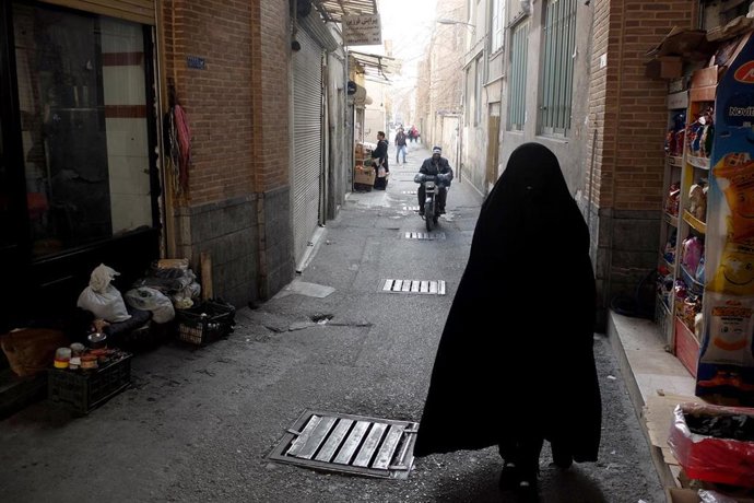 Archivo - Una calle de Teherán