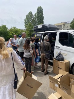 Juntos por la Vida envía ayuda humanitaria para los evacuados por la destrucción de la presa en Jersón