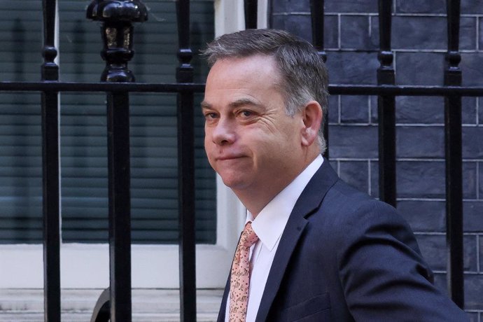 Archivo - June 14, 2022, London, Greater London, United Kingdom: Cabinet Meeting. Downing Street. Picture by Martyn Wheatley / Parsons Media..Minister without Portfolio Nigel Adams attends Cabinet Meeting in Downing Street.
