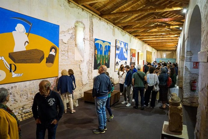 Inaguración de la exposición 'Eduardo Arroyo. Retorno al paraíso de Robles de Laciana'