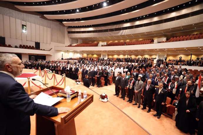 Archivo - Apertura del pleno del Parlamento de Irak, en Bagdad 