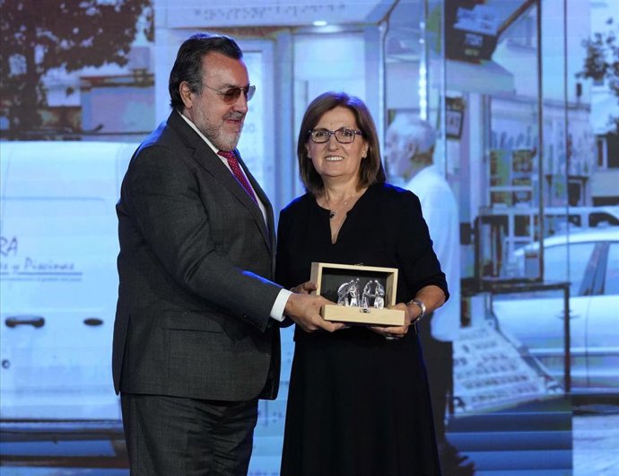 Sevdije Jusufi, mejor vendedora de la ONCE en 2022 en Málaga.