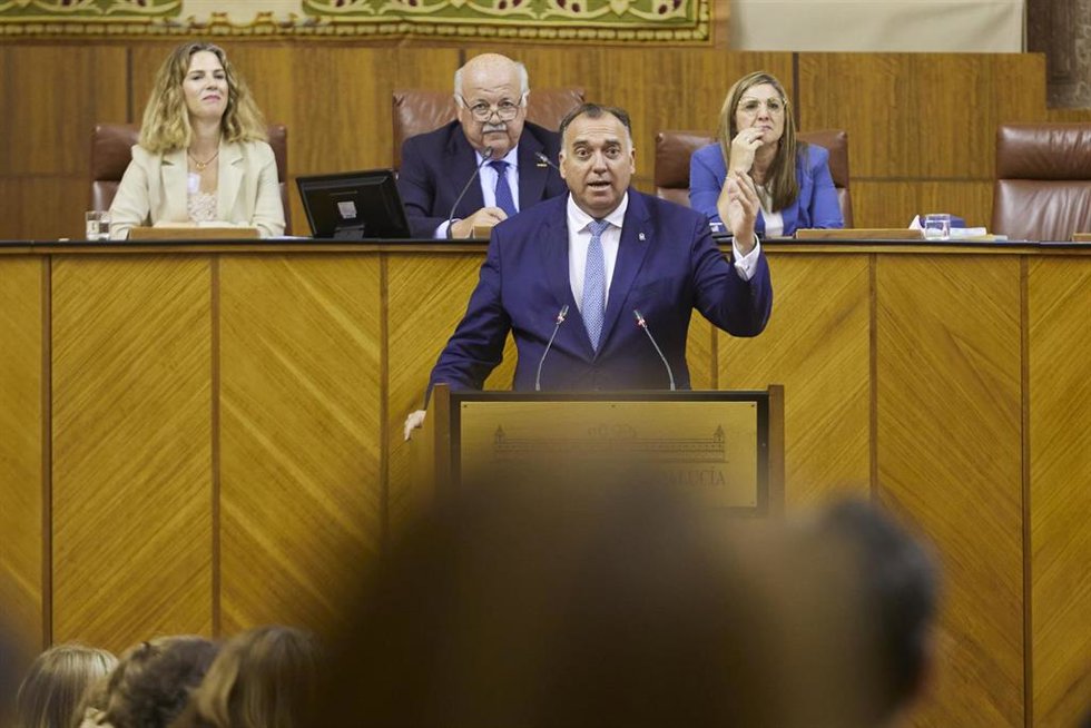 Archivo - El consejero de Turismo, Arturo Bernal, en una imagen de archivo en el Pleno del Parlamento.