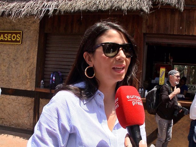 Sara Verdasco en el Parque de Atracciones de Madrid