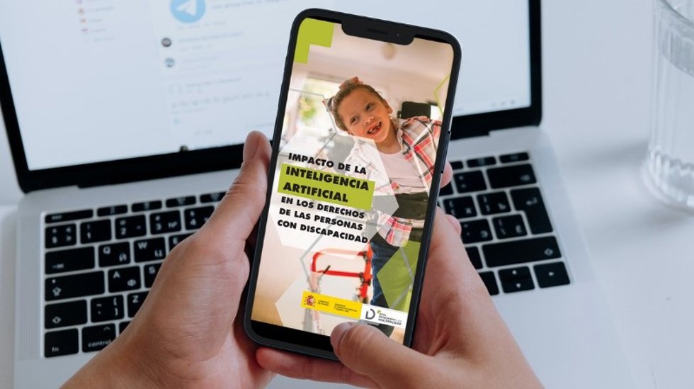 La portada del estudio 'Impacto de la Inteligencia Artificial en los derechos de las personas con discapacidad'.