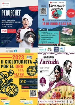 Cruz Roja Tenerife organiza diversos eventos culturales, deportivos y de ocio para recaudar fondos