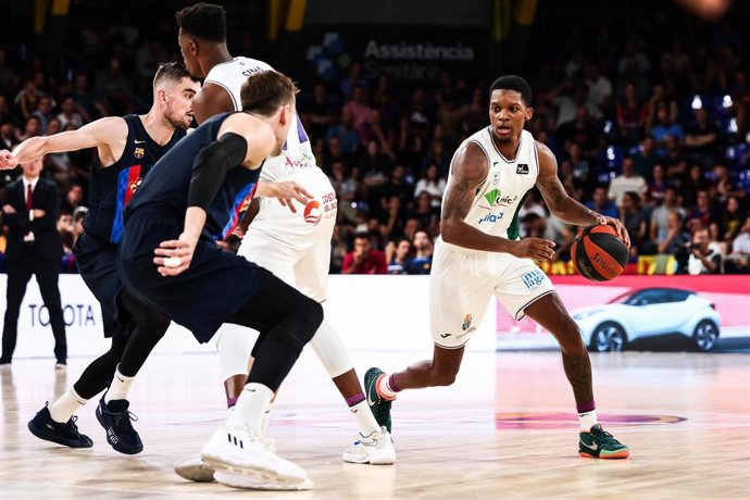 Tyson Carter, durante un partido con el Unicaja de Málaga.