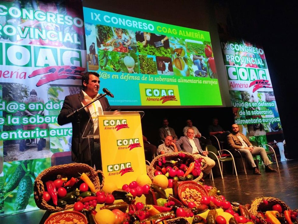 Andrés Góngora, secretario provincial de COAG Almería.
