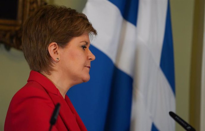 Archivo - La ex ministra principal de Escocia Nicola Sturgeon 