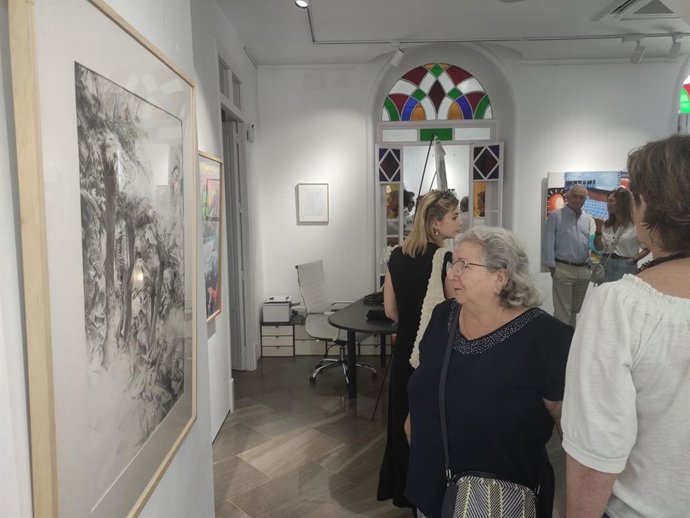 Exposición 'Hifi-Wifi', organizada por la Diputación de Huelva en la Galería John Holland de Lepe.