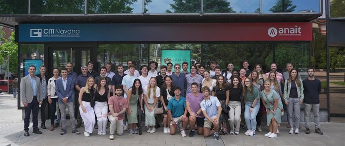 Alumnado participante en el programa de prácticas de la Cátedra de Industria 4.0