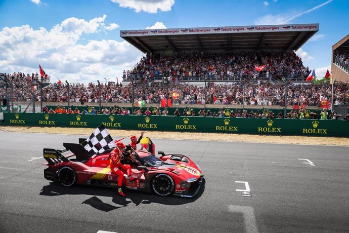 Ferrari vence en el centenario de las 24 Horas de Le Mans