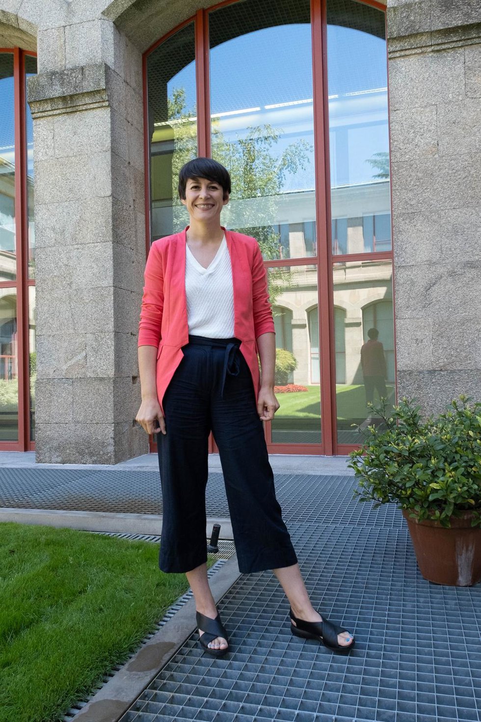 Archivo - La portavoz nacional del BNG, Ana Pontón, durante una entrevista para Europa Press en el Parlamento de Galicia, a 15 de julio de 2021, en Santiago de Compostela, A Coruña, Galicia (España).