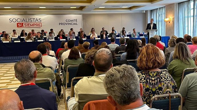 Comité Provincial del PSOE del pasado 8 de junio que aprobó las listas.