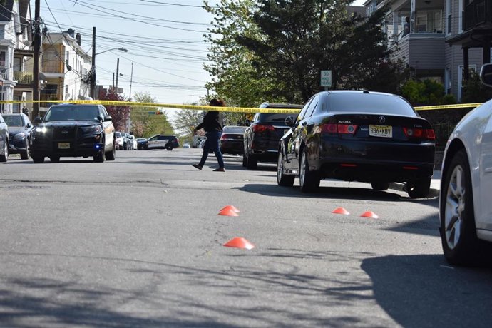 Archivo - Imagen de archivo del lugar de un tiroteo en Estados Unidos