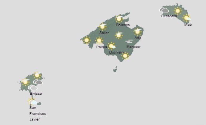 El tiempo hoy lunes, 12 de junio, en Baleares.