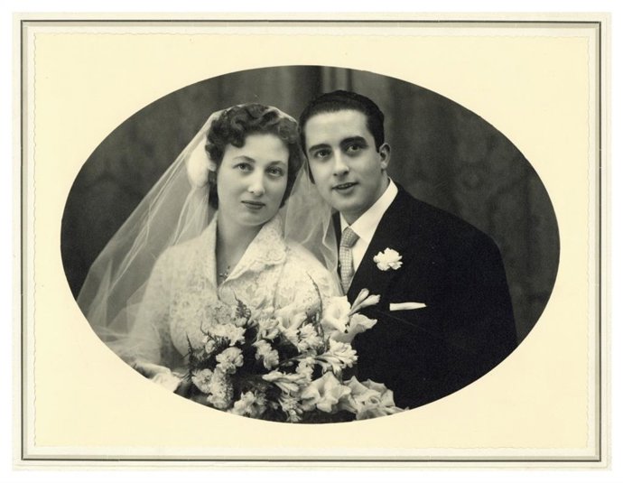 Retrato de bodas de la nueva exposición online del Archivo Municipal
