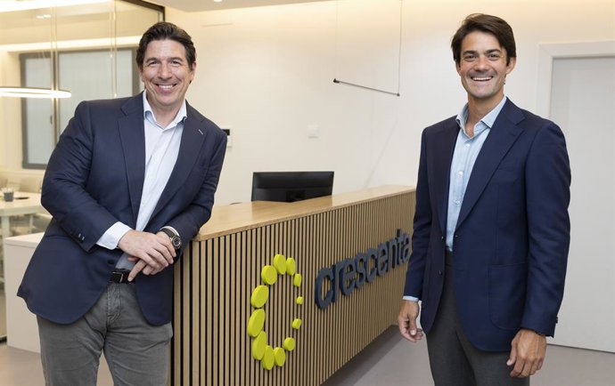 El presidente de Crescenta, Eduardo Navarro (izquierda), y el consejero delegado, Ramiro Iglesias.