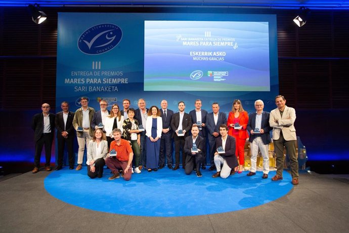 Entrega de los Premios Mares Para Siempre en San Sebastián