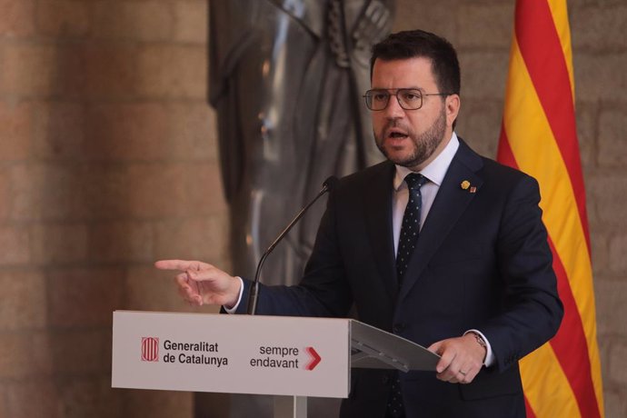 El president de la Generalitat, Pere Aragons