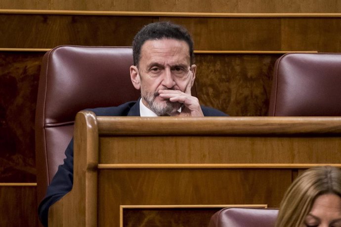 Archivo - El diputado de Ciudadanos Edmundo Bal, durante una sesión plenaria en el Congreso de los Diputados.