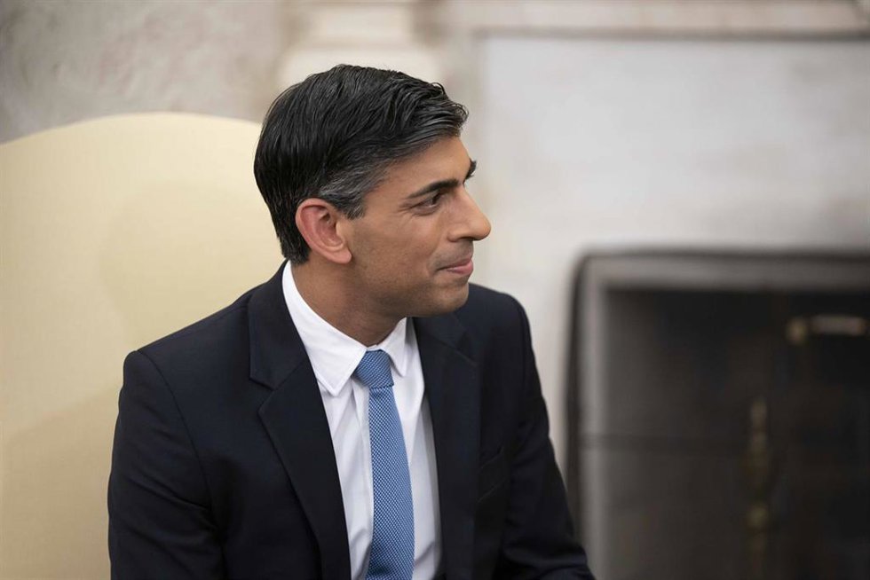 El primer ministro brotánico, Rishi Sunak.
