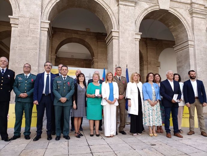 Acto de entrega de medallas