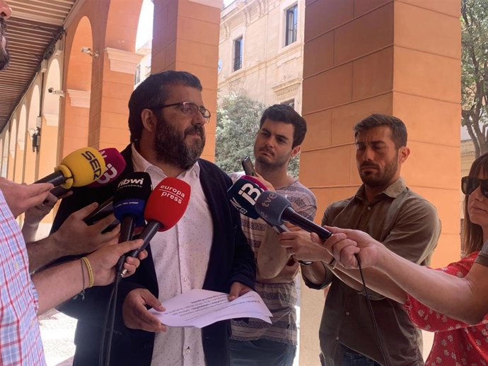 El senador de MÉS per Mallorca y candidato de la coalición Sumar MÉS, Vicen Vidal