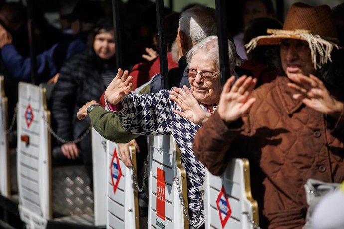 Personas mayores residentes en un centro