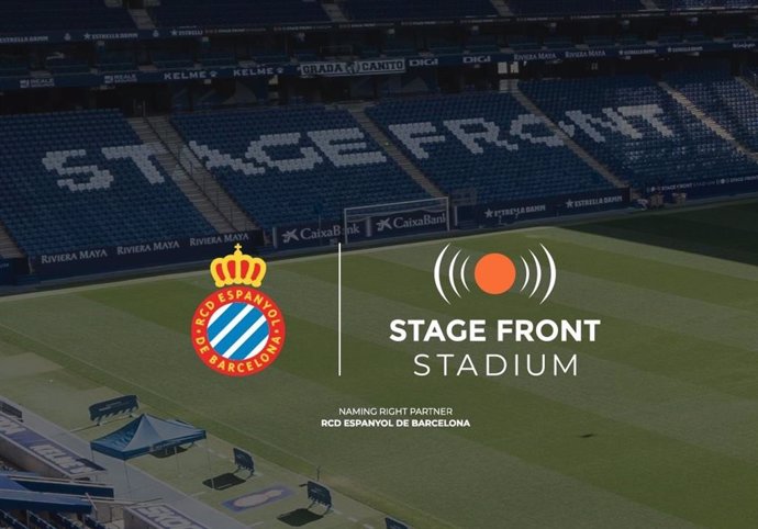 El RCD Espanyol ha llegado a un acuerdo con Stage Front, compañía con sede en Columbia (Maryland, Estados Unidos), para que el estadio tenga un 'Title Partner' y pase a llamarse a partir de ahora Stage Front Stadium