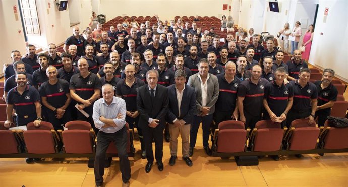 Toma de posesión de bomberos/conductores.