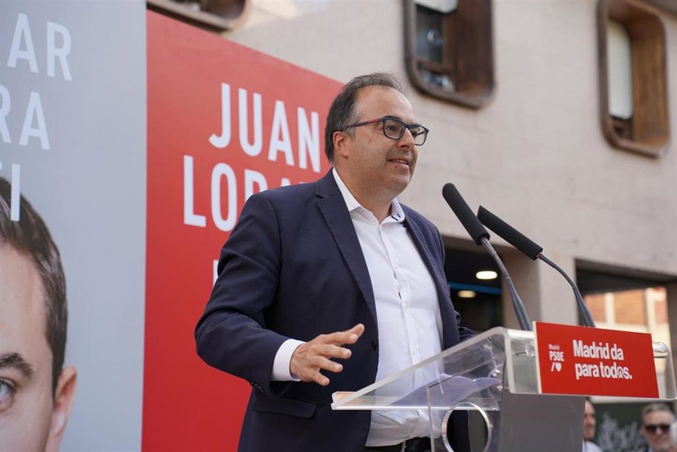 El alcalde de Leganés y candidato del PSOE a la reelección, Santiago Llorente