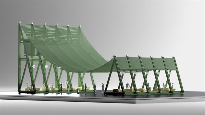 TAC! Festival de Arquitectura Urbana ha seleccionado la propuesta 'Mediterráneo', del arquitecto pontevedrés Manuel Bouzas, como proyecto ganador de su concurso de ideas para diseñar un pabellón temporal en la ciudad de Valncia.