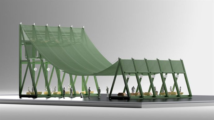 TAC! Festival de Arquitectura Urbana ha seleccionado la propuesta 'Mediterráneo', del arquitecto pontevedrés Manuel Bouzas, como proyecto ganador de su concurso de ideas para diseñar un pabellón temporal en la ciudad de Valncia.