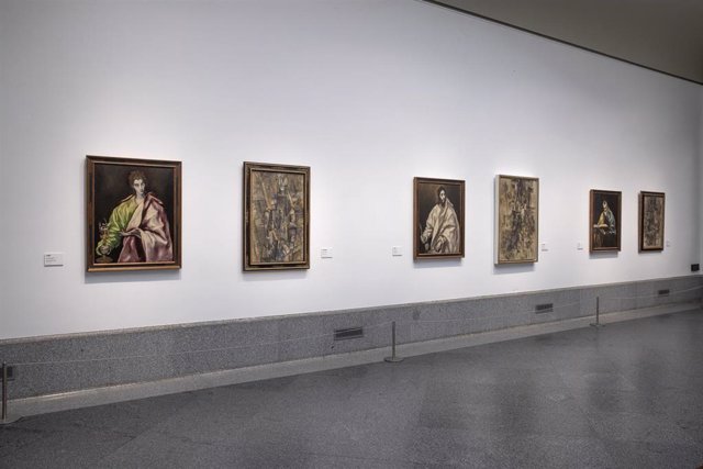 Imagen de la sala de la exposición “Picasso, el Greco y el cubismo analítico”