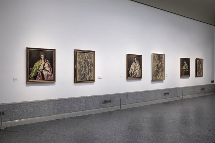 Imagen de la sala de la exposición Picasso, el Greco y el cubismo analítico
