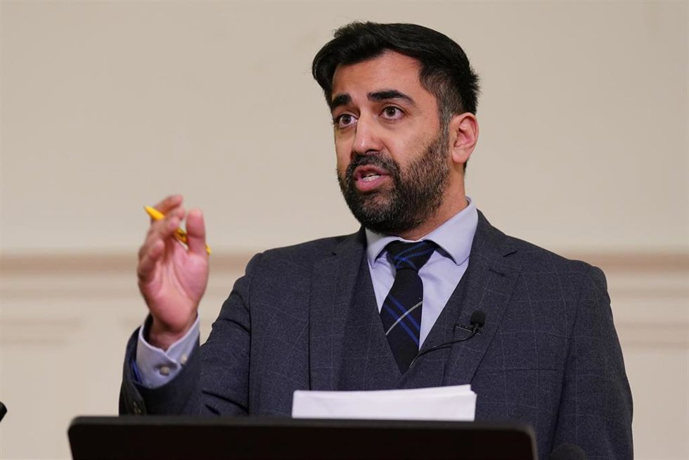 Archivo - El primer ministro de Escocia, Humza Yousaf.