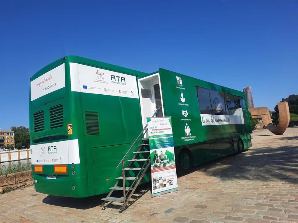 El 'Autobús del Emprendedor', en una imagen de archivo.