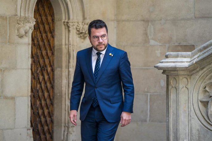 El presidente de la Generalitat, Pere Aragons