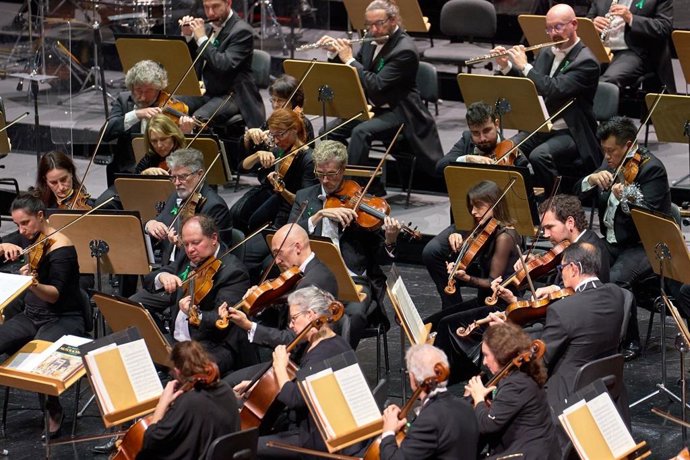 Músicos de la ROSS durante un concierto, en una imagen de archivo.
