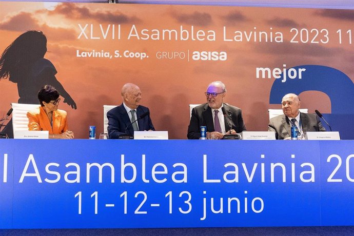 Apertura de la 47 Asamblea General de la cooperativa médica Lavinia S. Coop., accionista único de ASISA. En Sevilla (España), a 12 de junio de 2023.