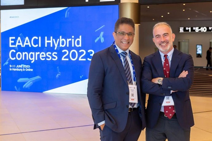 EAACI VP Congresses Mohamed Shamji and EAACI President Stefano Del Giacco were happy about the EAACI Hybrid Congress 2023 being a huge success with over 7400 partipicants.