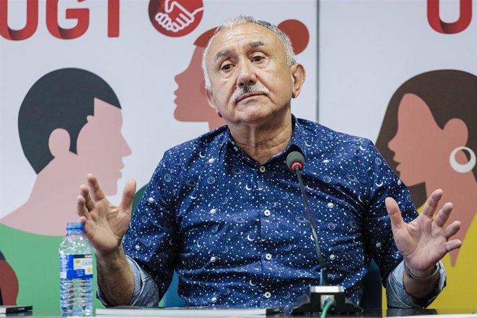El secretario general de UGT, Pepe Álvarez