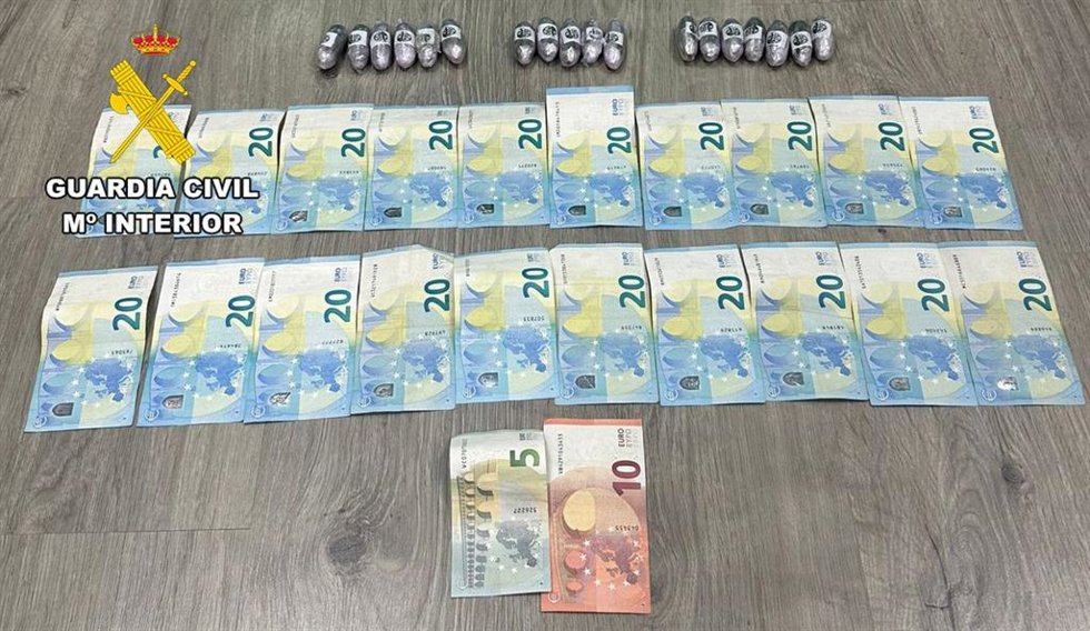 Detienen a un hombre con 188 gramos de hachís.