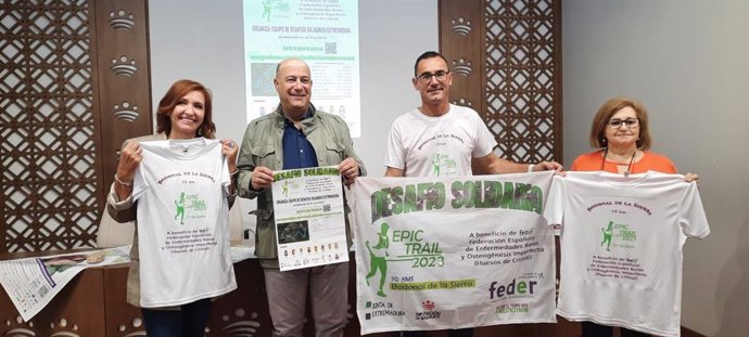 Presentación en la Diputación de Badajoz del Desafío Solidario de Bodonal de la Sierra.
