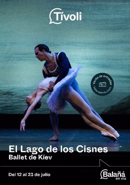 Cartell del Ballet de Kíiv al Tívoli de Barcelona