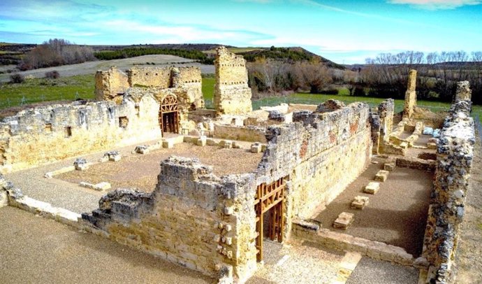 Ruinas del Monasterio de San Pedro de Eslonza tras el proceso de rehabilitación premiado por Europa Nostra.