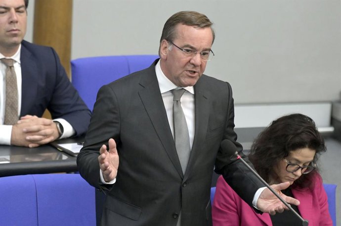 May 24, 2023, Berlin, Berlin, Deutschland: Boris Pistorius in der 105. Sitzung des Deutschen Bundestages im Reichstagsgebude. Berlin, 24.05..2023