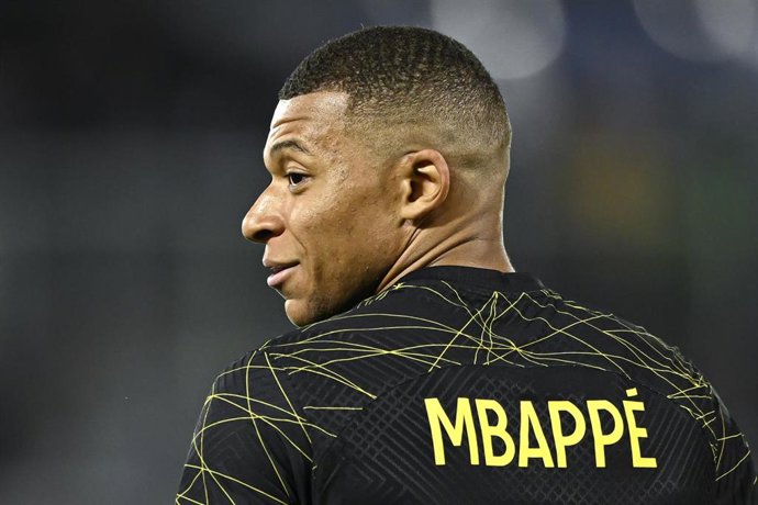 El delantero francés Kylian Mbappé (PSG), durante un partido de la Ligue 1. 